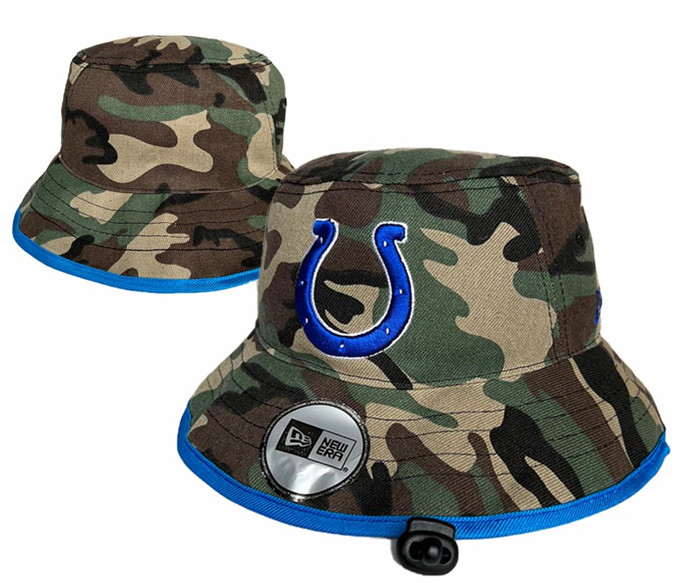 Indianapolis Colts Salute To Service Stitched Bucket Fisherman Hats 043